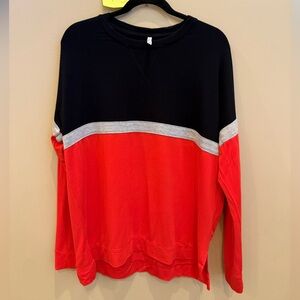 Z Supply Classic Black and Red Top
